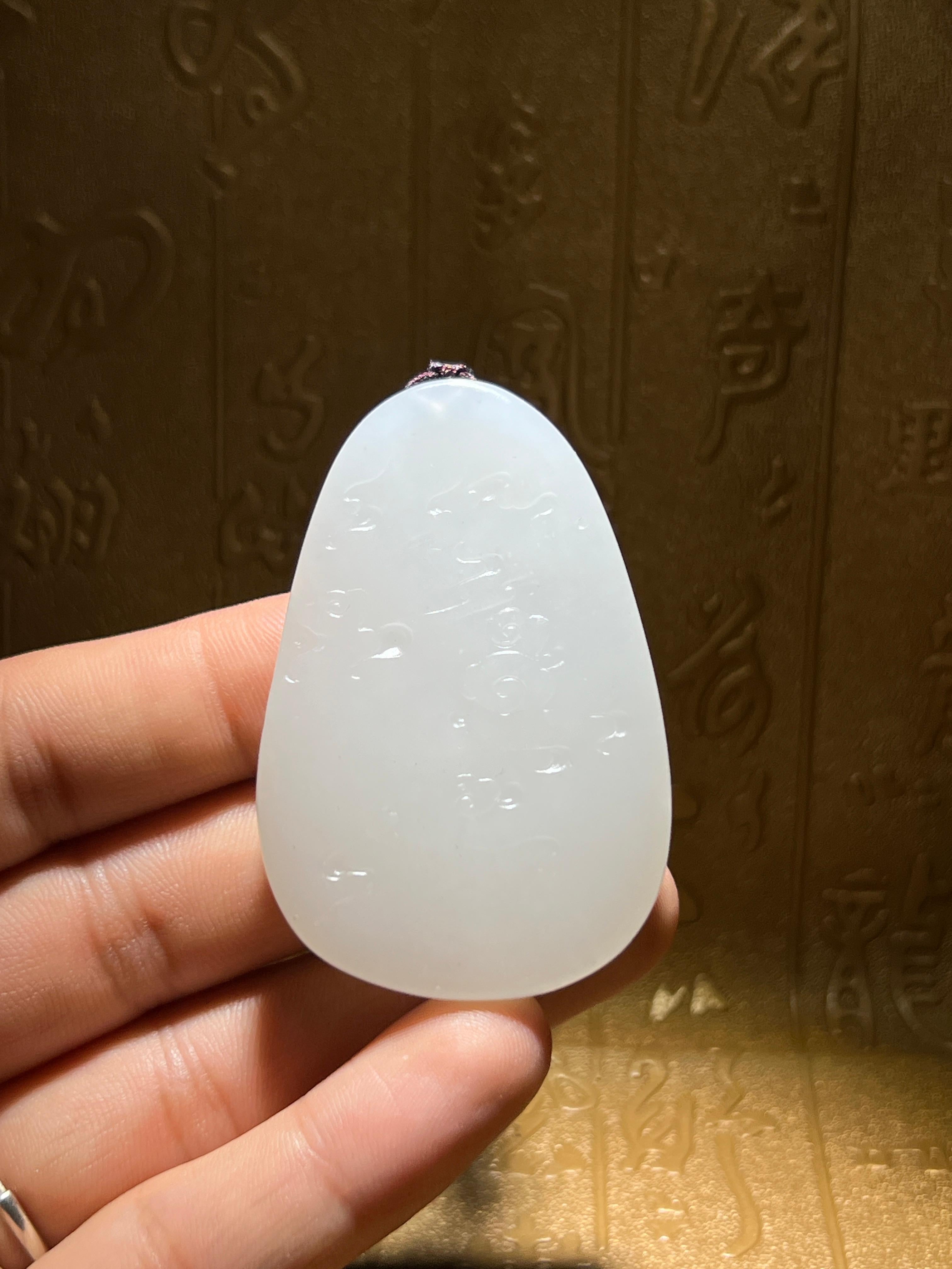 和田玉籽料观音（38.9g）