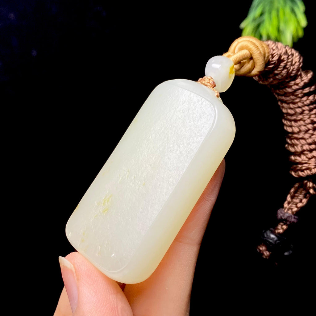 和田玉籽料无事牌（40.0g）