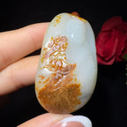 和田玉籽料挂件大日如来（57.8g）