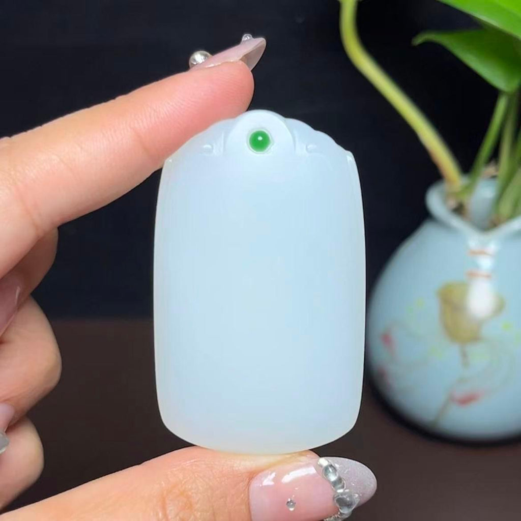 和田羊脂玉平安无事牌（51.1g）