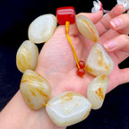 和田玉洒金皮【精品男士手串】（164.7g）