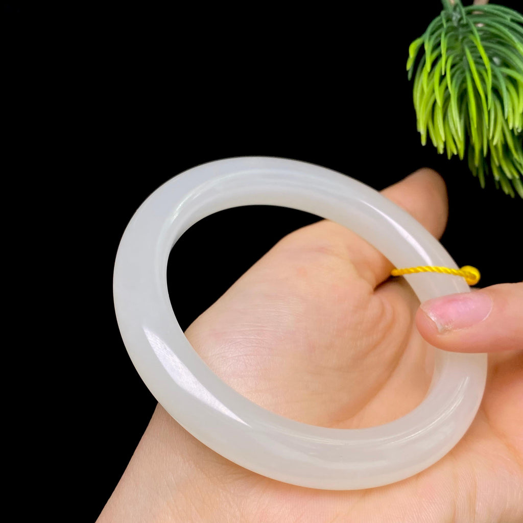 和田玉白玉手镯（45.2g）