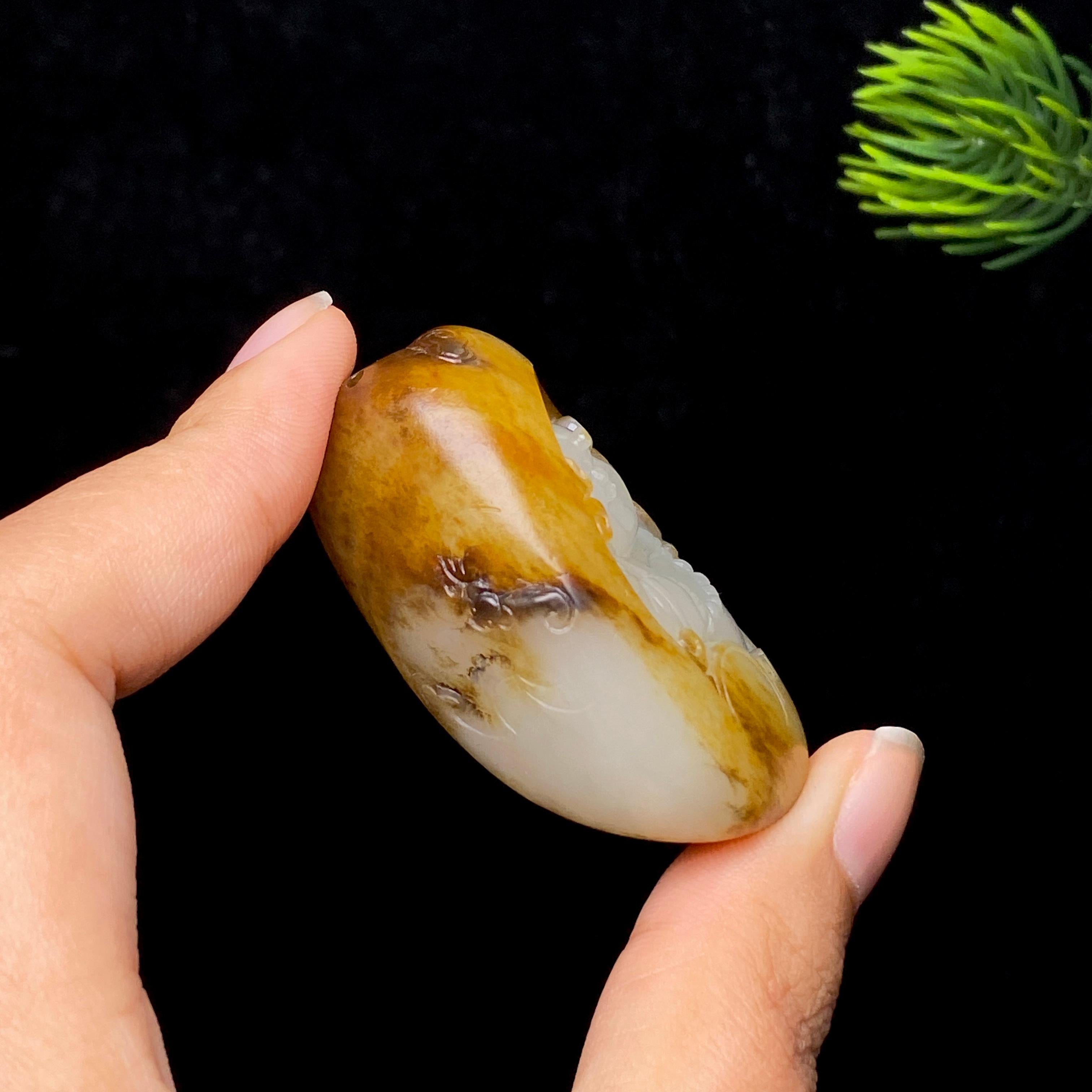 和田玉籽料佛公（59.6g）