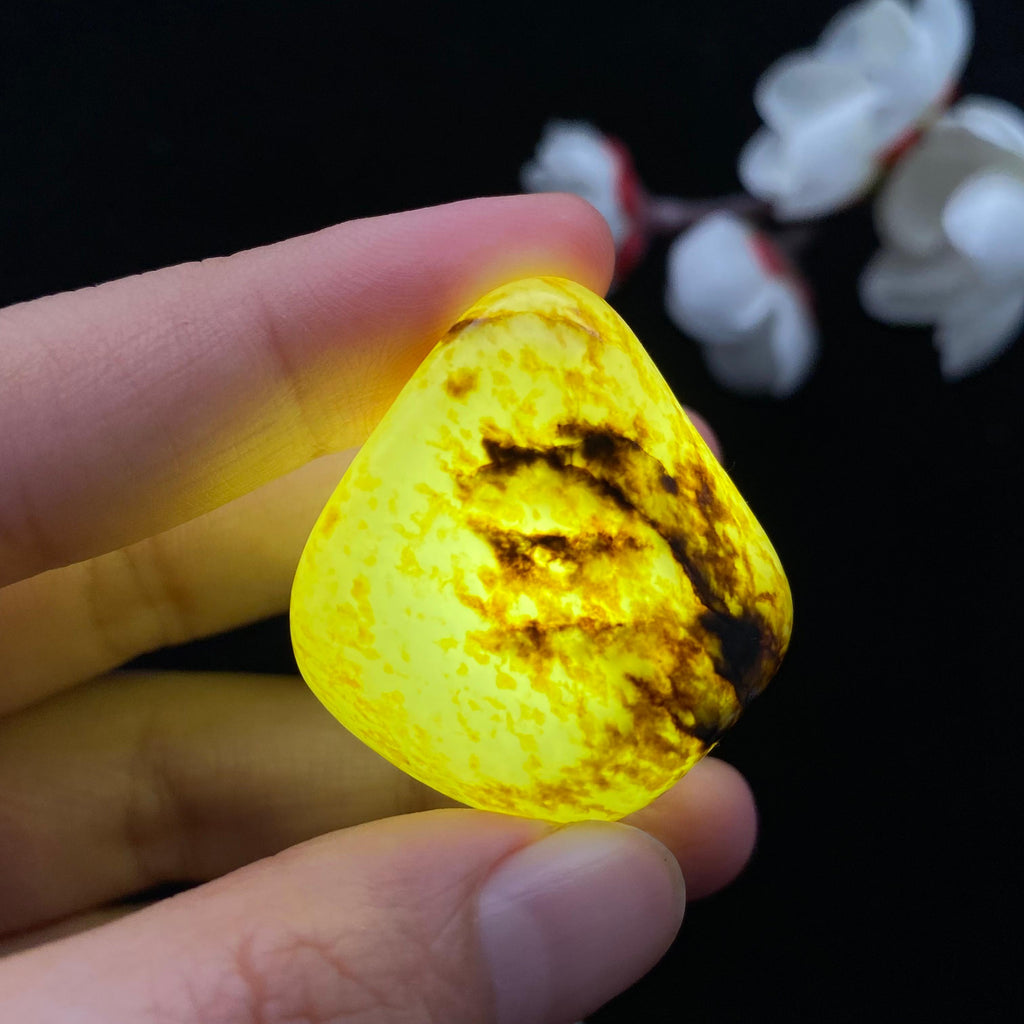 和田玉洒金皮籽料挂件（26.9g）