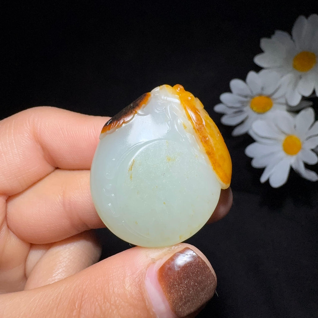 和田玉籽料挂件一鸣惊人（28.3g）