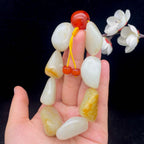 和田玉洒金皮籽料【精品手串】（112.4g）