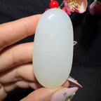 和田玉白玉挂件虎虎生威（41.0g）