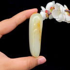 和田玉洒金皮籽料手把件（113.3g）