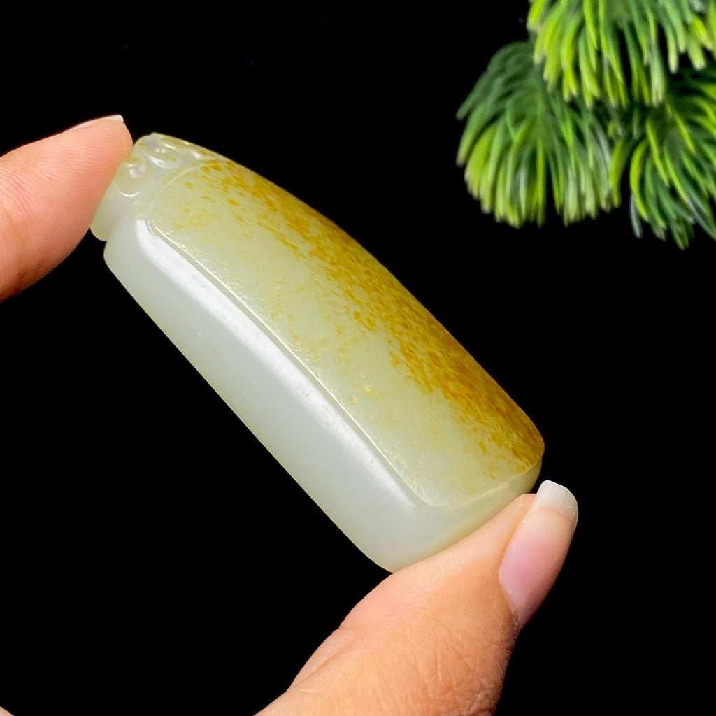 和田玉籽料无事牌（60.8g）