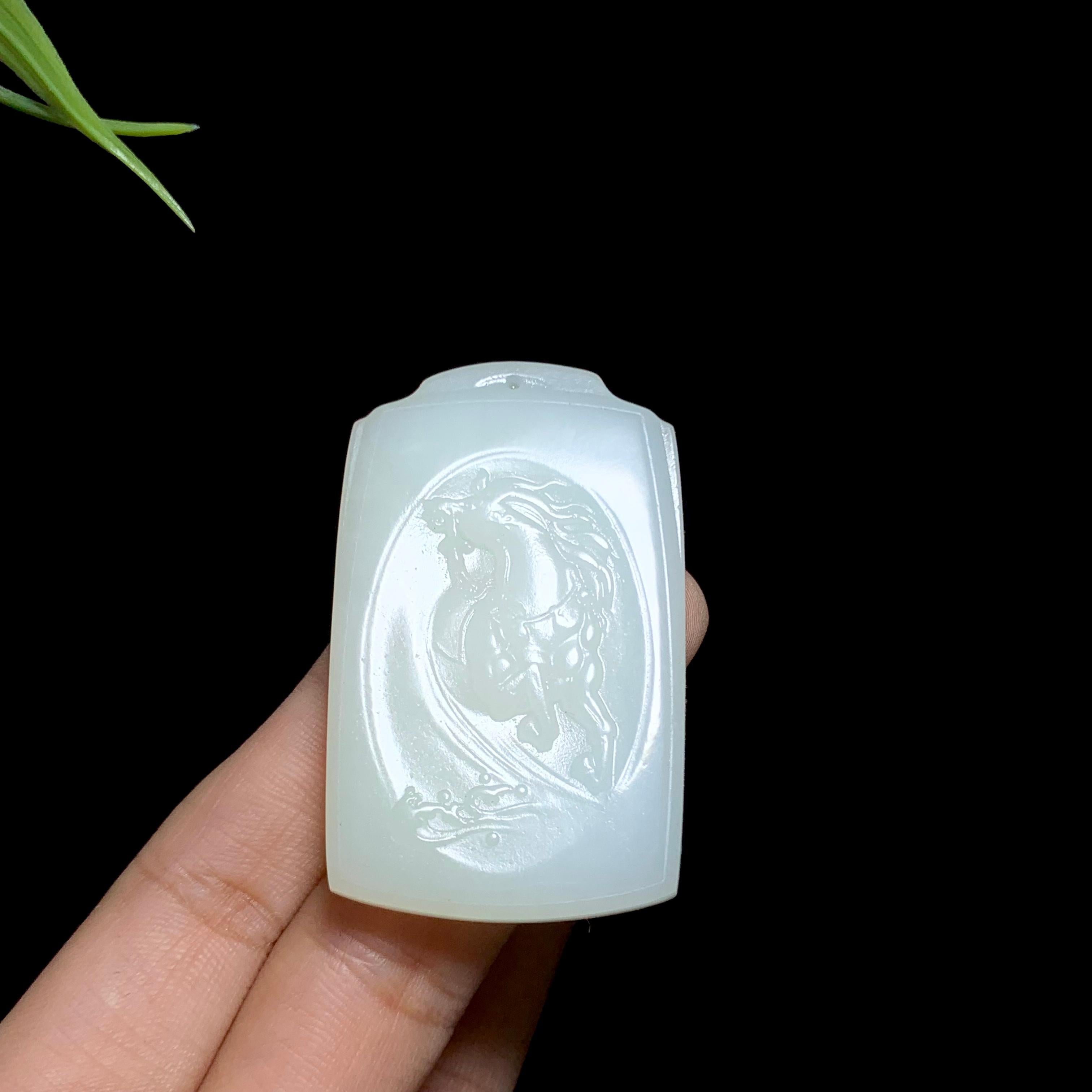 和田白玉一马当先牌（29.0g）