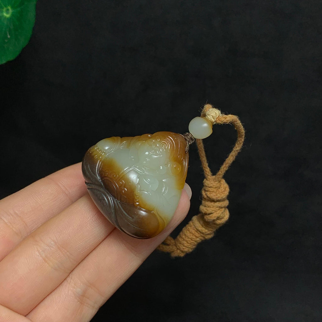 新疆金山且末红糖白玉财神（32.8g）