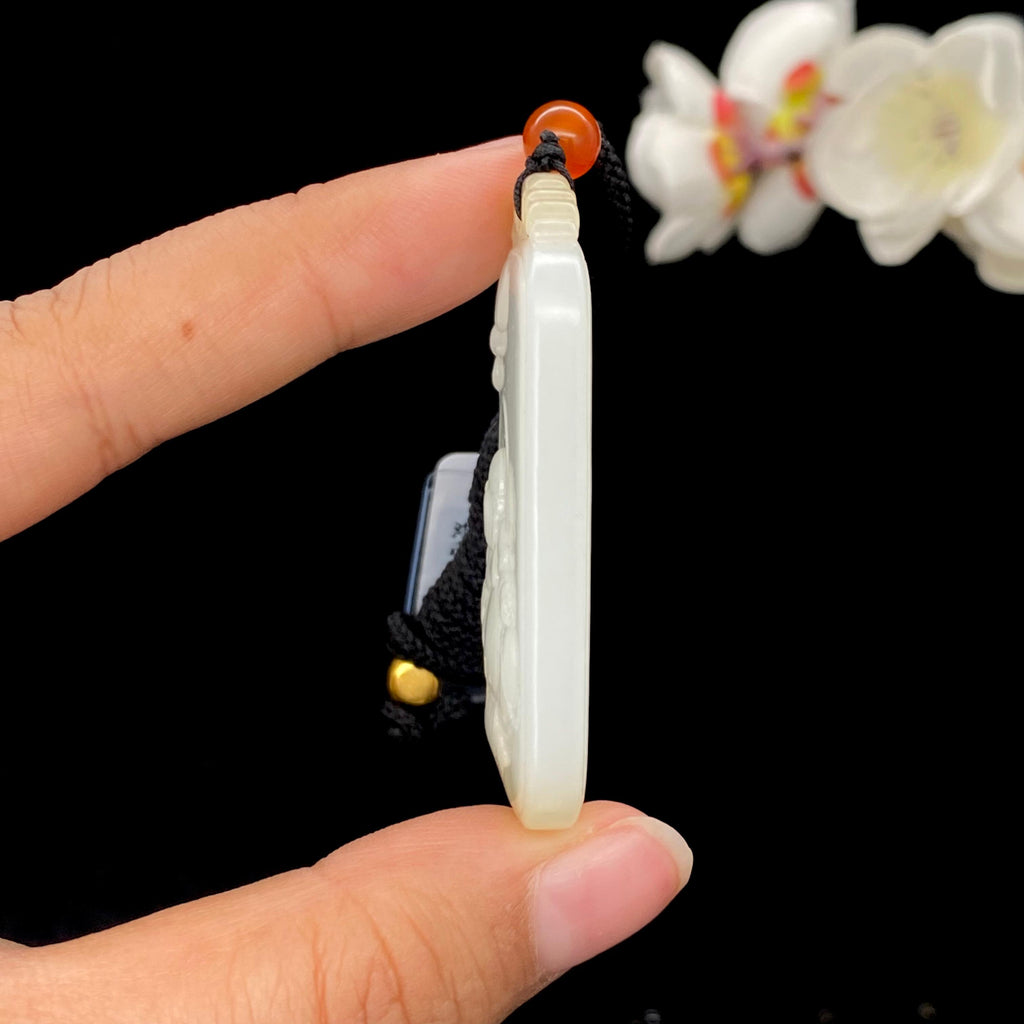 和田玉-糖白【佛公牌】2409280168（24.1g）