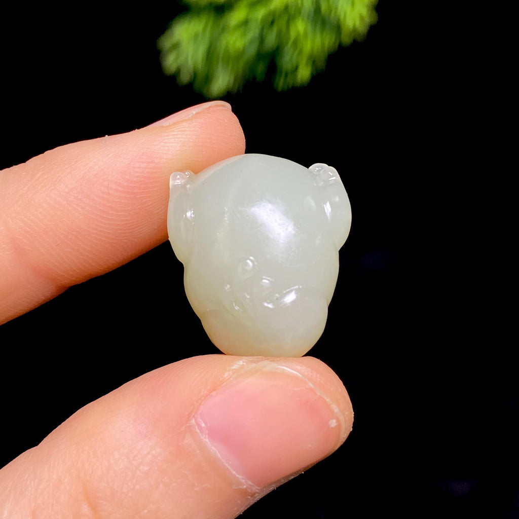和田玉籽料三足金蟾（7.8g）