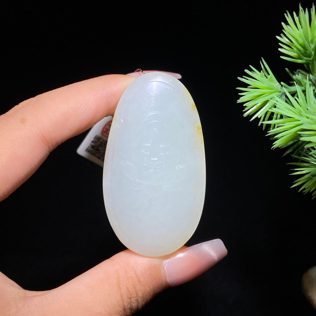 和田玉籽料观音（43.9g）