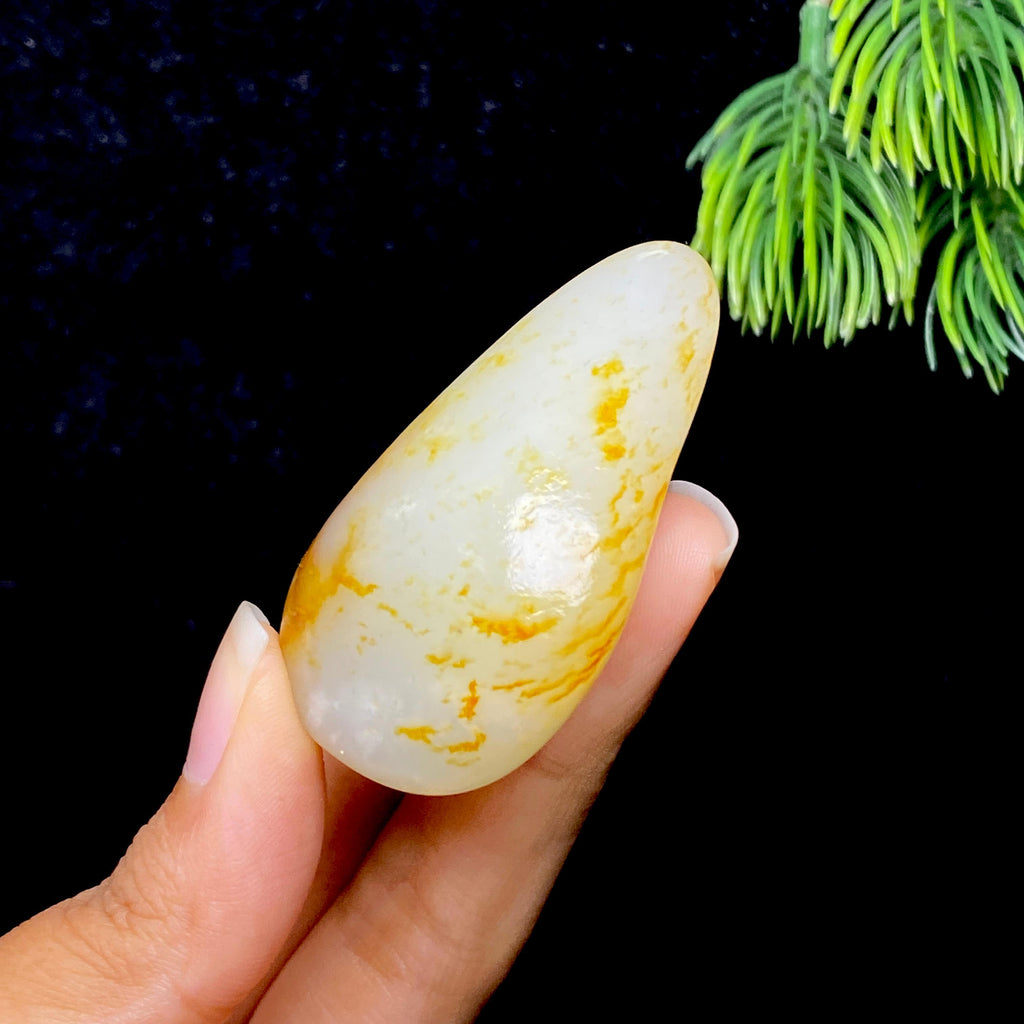 和田玉洒金皮白肉籽料（52.8g）