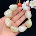 和田玉洒金皮籽料【精品男士手串】（154.3g）