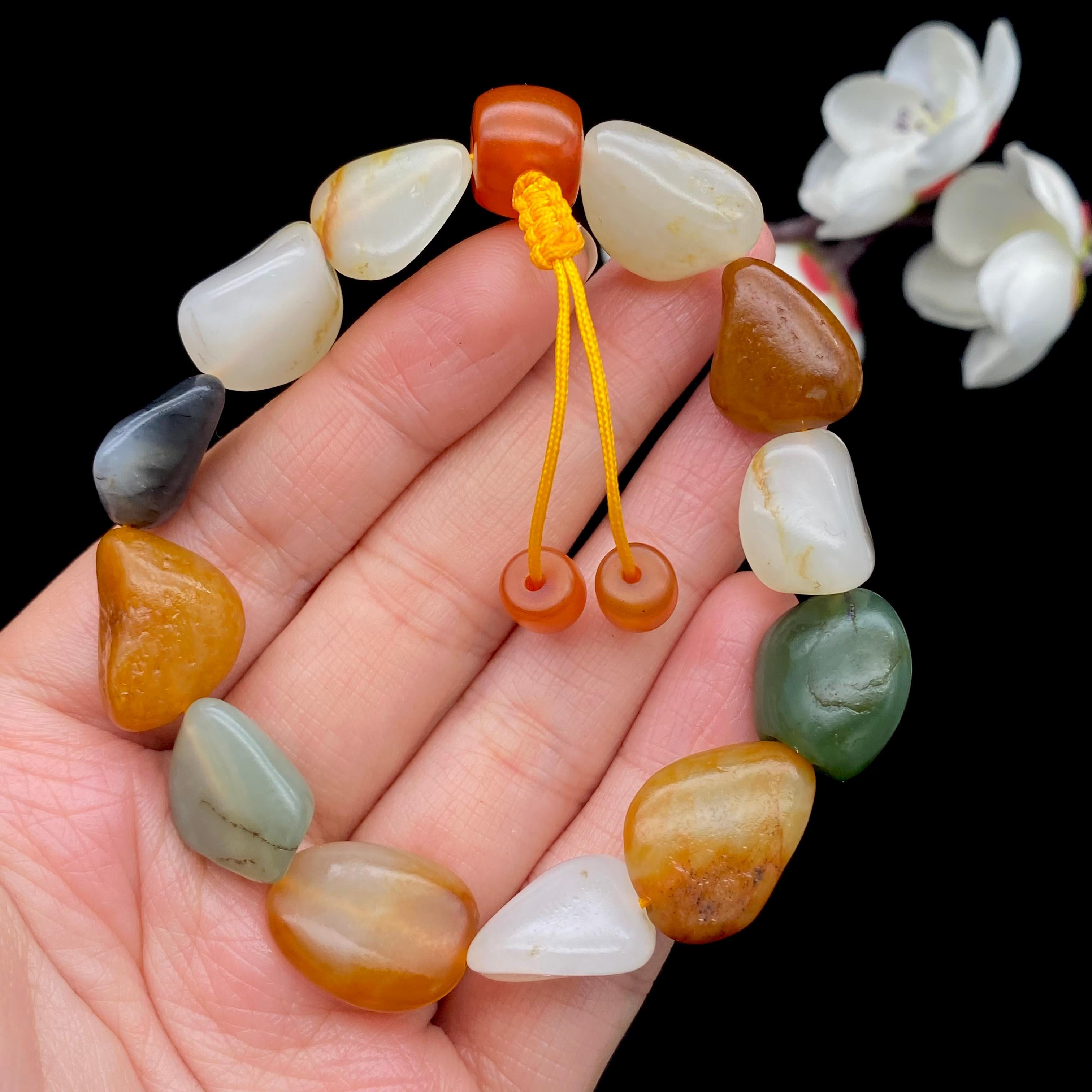 和田玉多宝籽料【精品手串】（33.3g）