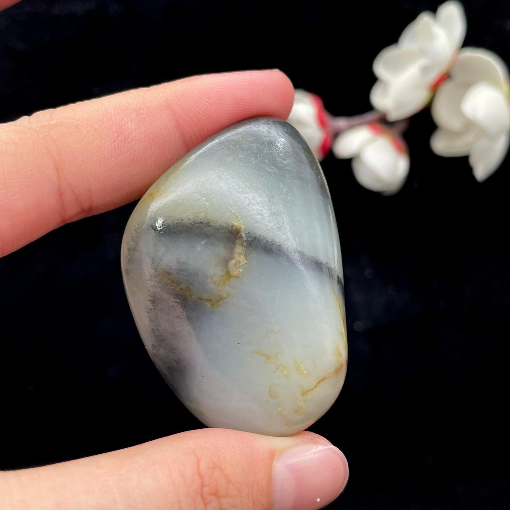 和田玉聚黄皮籽料（54.8g）