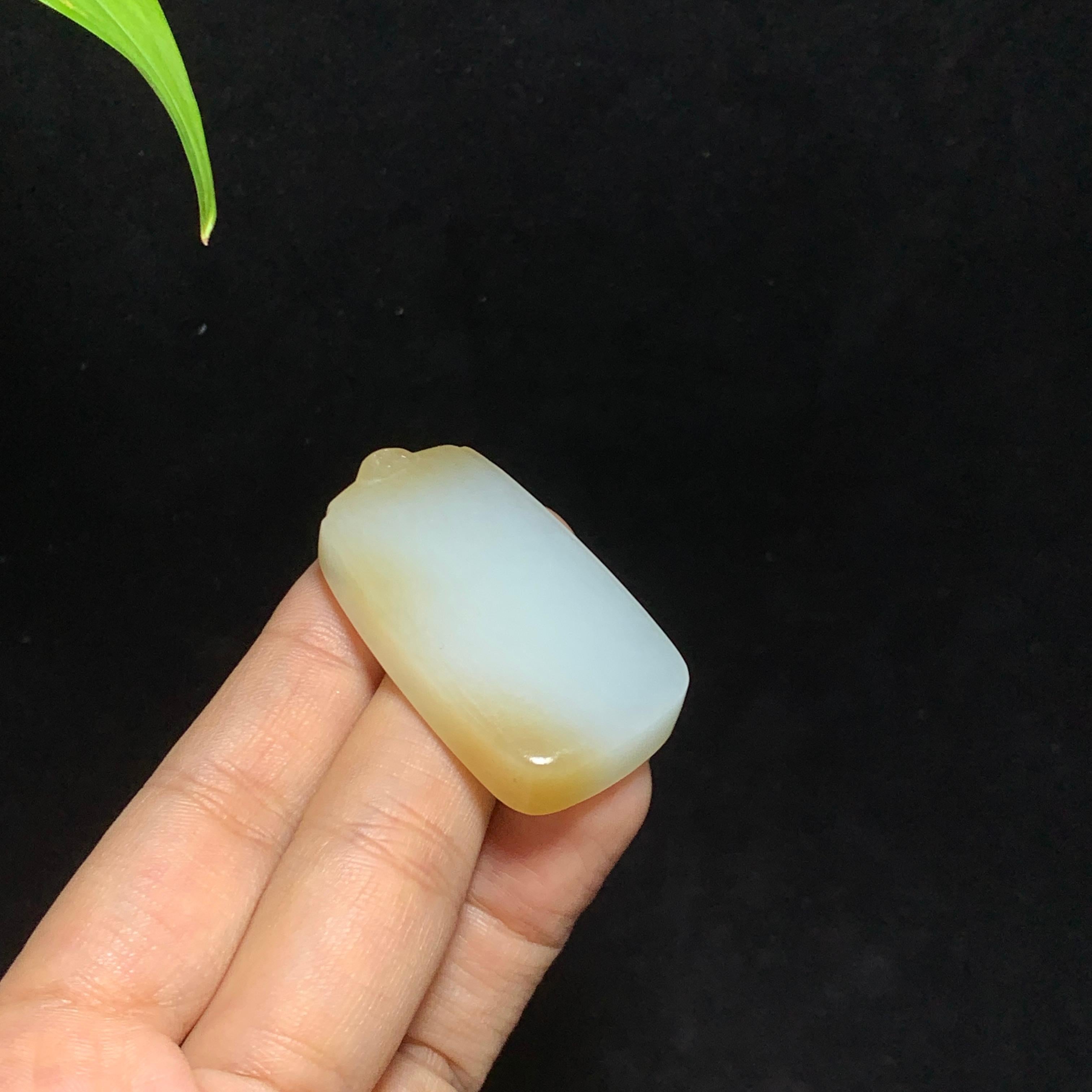 和田山料糖白玉无事牌（28.4g）