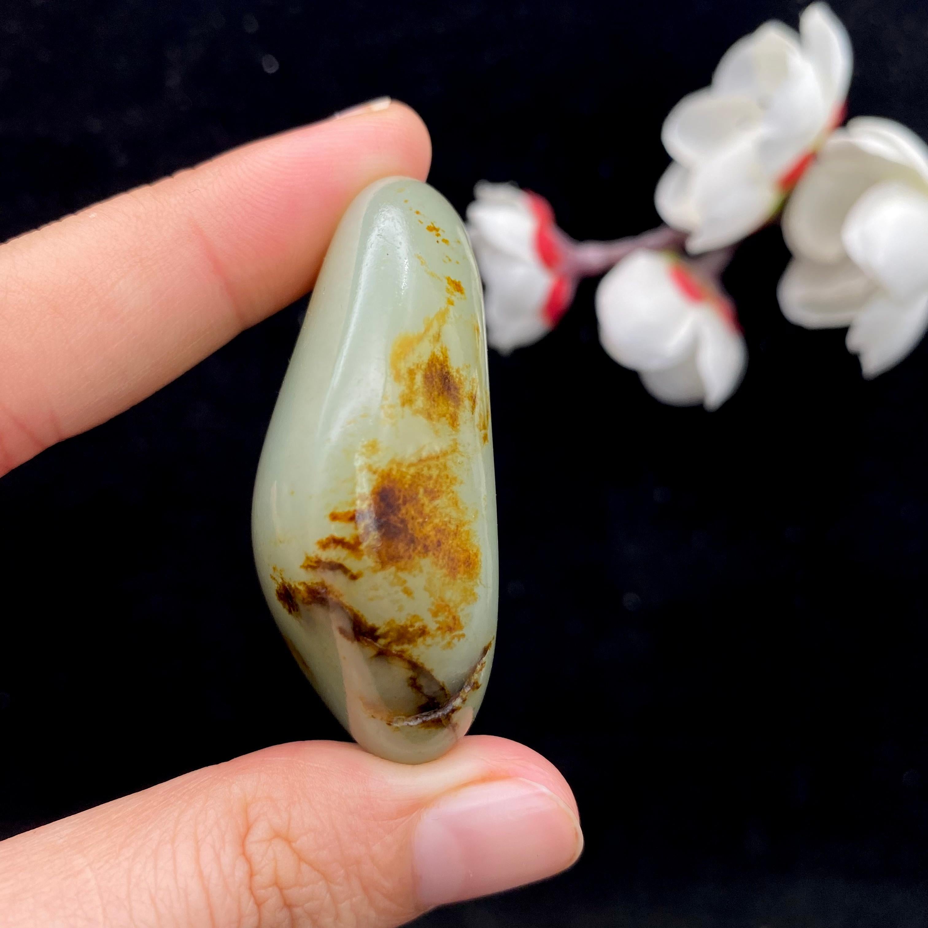 和田玉洒金皮籽料（48g）