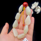 和田玉白玉籽料【精品手串】（52.1g）