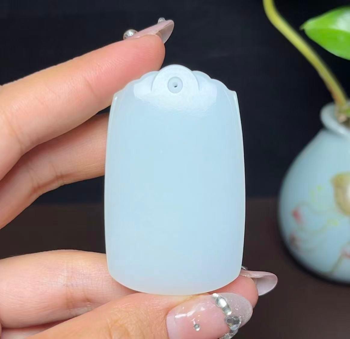 和田羊脂玉普贤菩萨（45.1g）