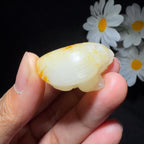 和田玉籽料挂件龙龟（14.5g）