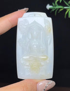 和田玉糖白羊脂玉虚空藏菩萨（72.3g）