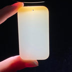 和田玉糖白无事牌（53.6g）