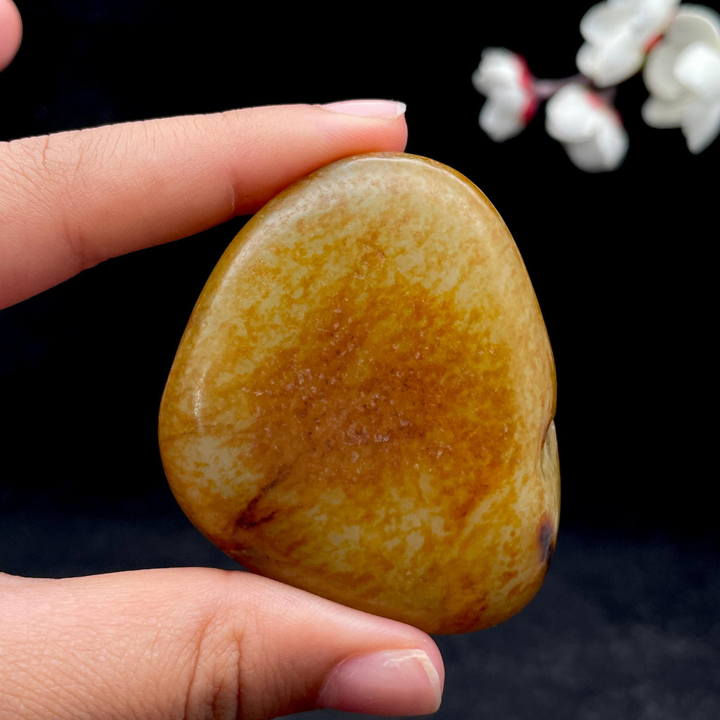 和田玉红皮籽料（85g）