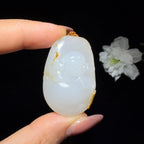 和田玉籽料挂件佛公（31.3g）