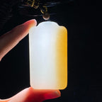 和田玉糖白无事牌（50.6g）