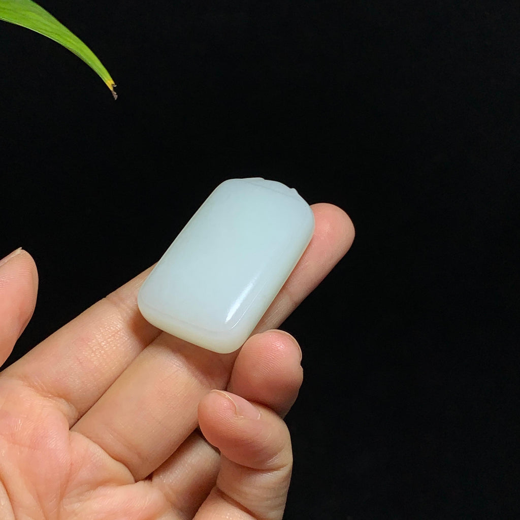 和田山料白玉无事牌挂件（28.3g）