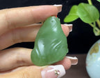 和田玉苹果绿碧玉喜上眉梢（28.3g）