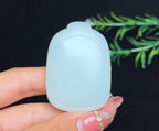 和田玉羊脂白玉平安无事牌（47.5g）