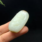 高品质新疆且末糖白玉佛公挂件（20.7g）