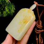 和田玉籽料无事牌（58.2g）