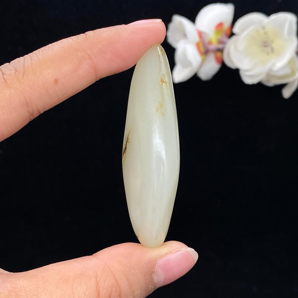 和田玉白玉籽料挂件（31.2g）