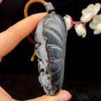 和田玉青花籽料【连年有鱼】（129.5g）