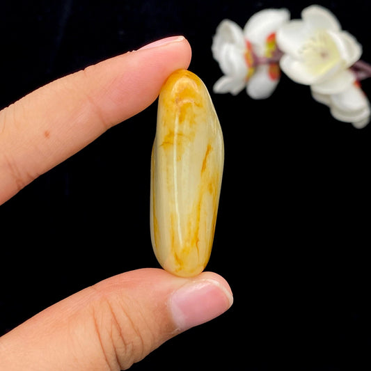 和田玉洒金皮籽料挂件（40.5g）