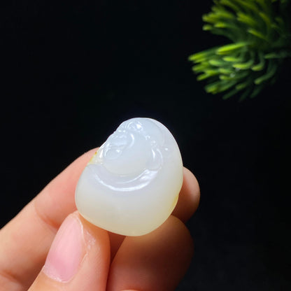 和田玉籽料佛公（11.0g）