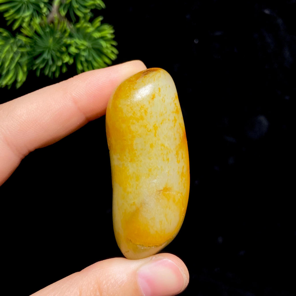 和田玉黄沁皮籽料（74.4g）