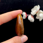 和田玉聚红皮籽料挂件（30.9g）