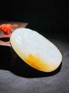 和田玉籽料山水牌（113.2g）