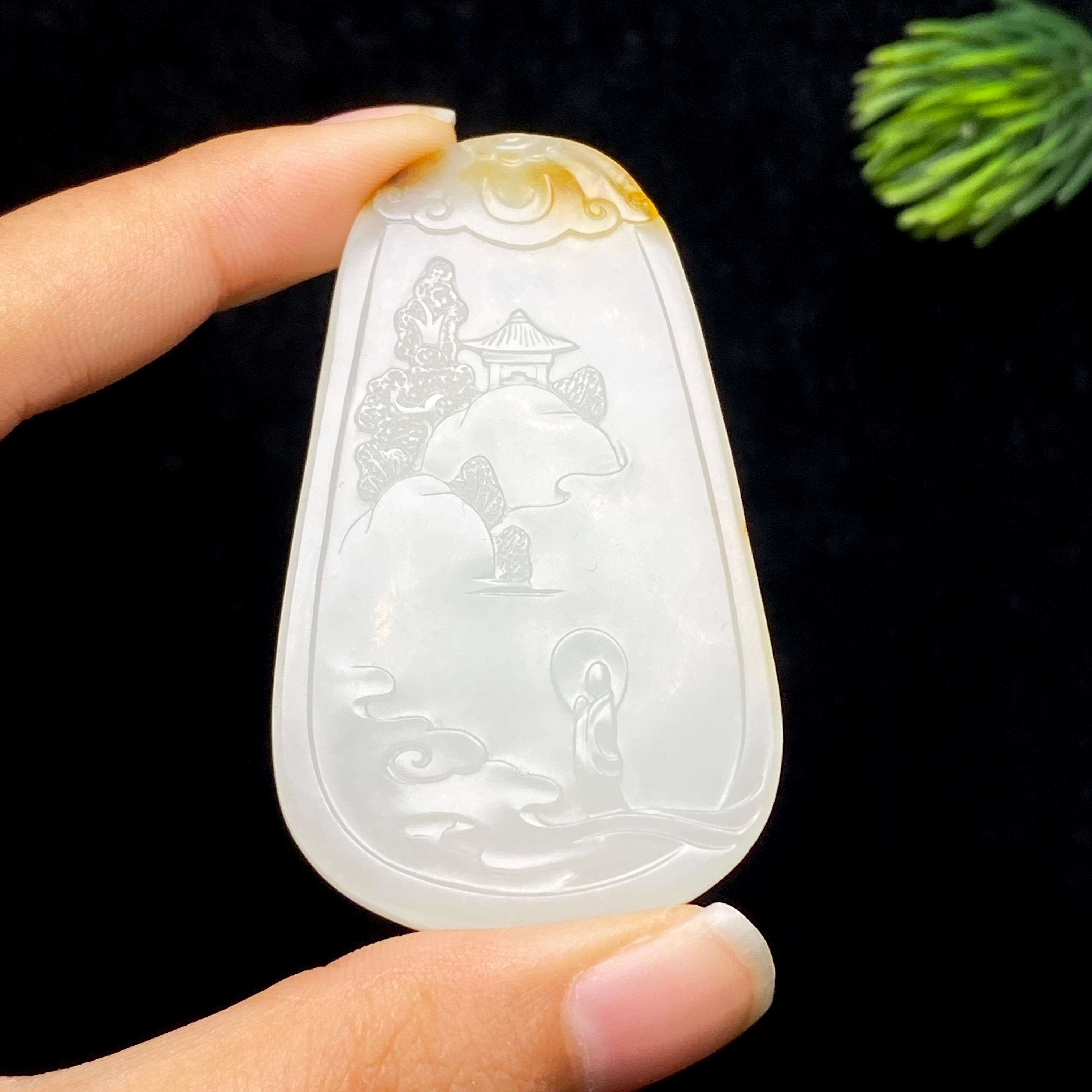 和田玉籽料观音（43.2g）