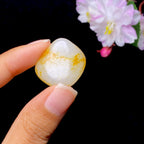 和田玉洒金皮籽料挂件（9.66g）