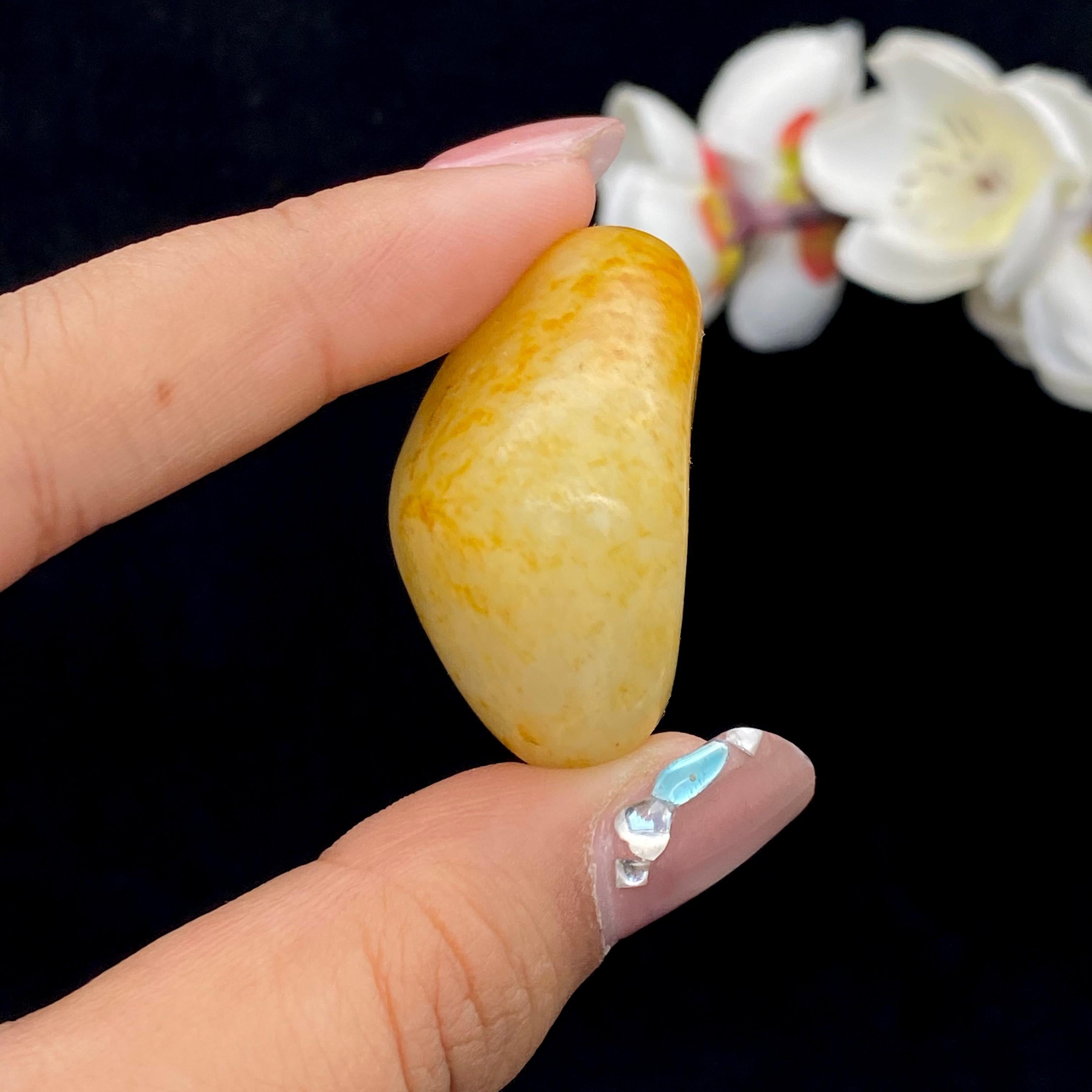 和田玉洒金皮籽料挂件（33.3g）