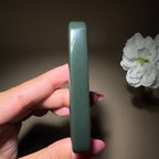 和田玉沙枣青平安无事牌（78.0g）