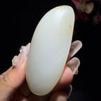 和田玉籽料挂件御龙观音（64.6g）