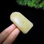 和田玉籽料满皮无事牌（77.0g）